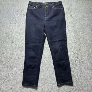 Ralph Lauren Jeans Co LRL Women's Size 10 Dark Wash Denim Stretch Jeans 90's Y2K